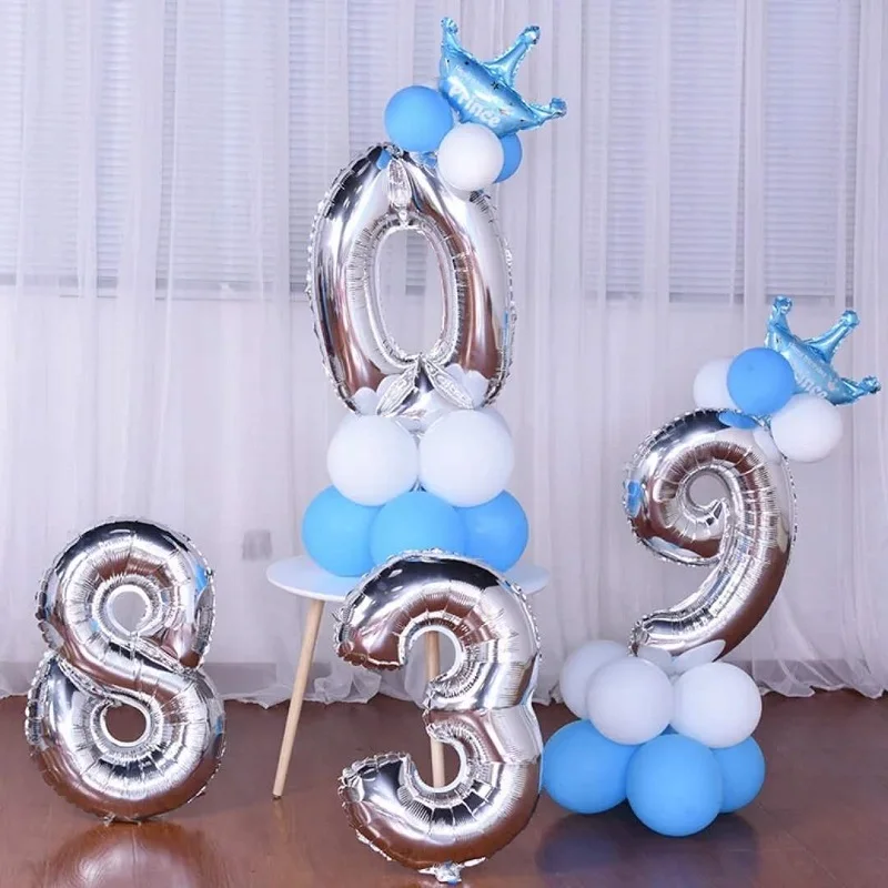 Воздушные шары в виде цифр 16/32/40 дюймов|decorative balloons|number balloondecorative decorative |