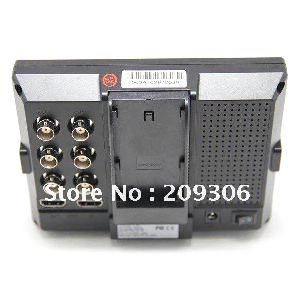 LILLIPUT 569/O/P " TFT светодиодный hdmi-монитор с HDMI YPbPr AV IN OUT расширенные функции для цифровой камеры рекордер