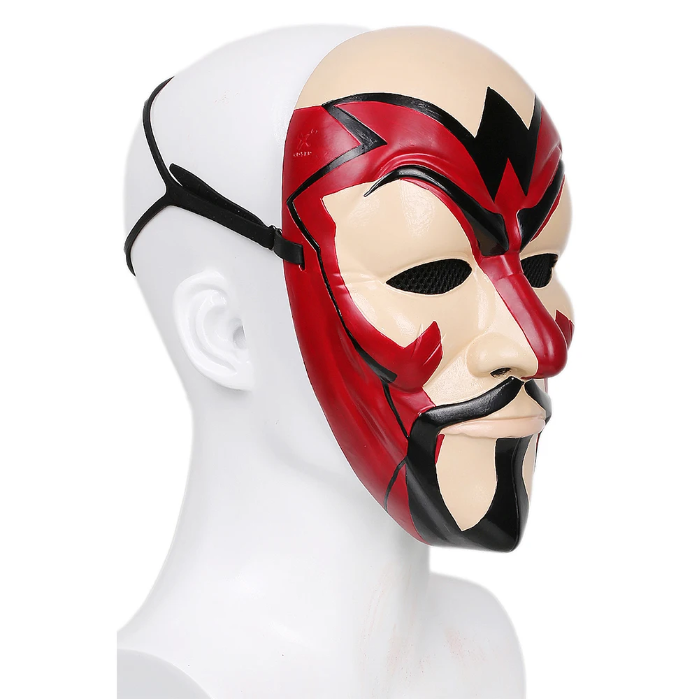 XCOSER New Style V Vendetta Mask Resin Half Head Adjustable Rubber Band Cosplay Masks Costume Accessories For Halloween Party |