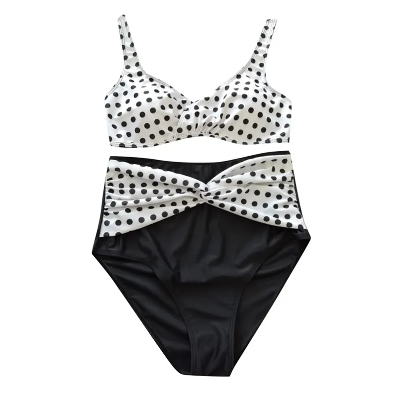 Женский купальный костюм с пуш апом однотонное нижнее белье в полоску принтом