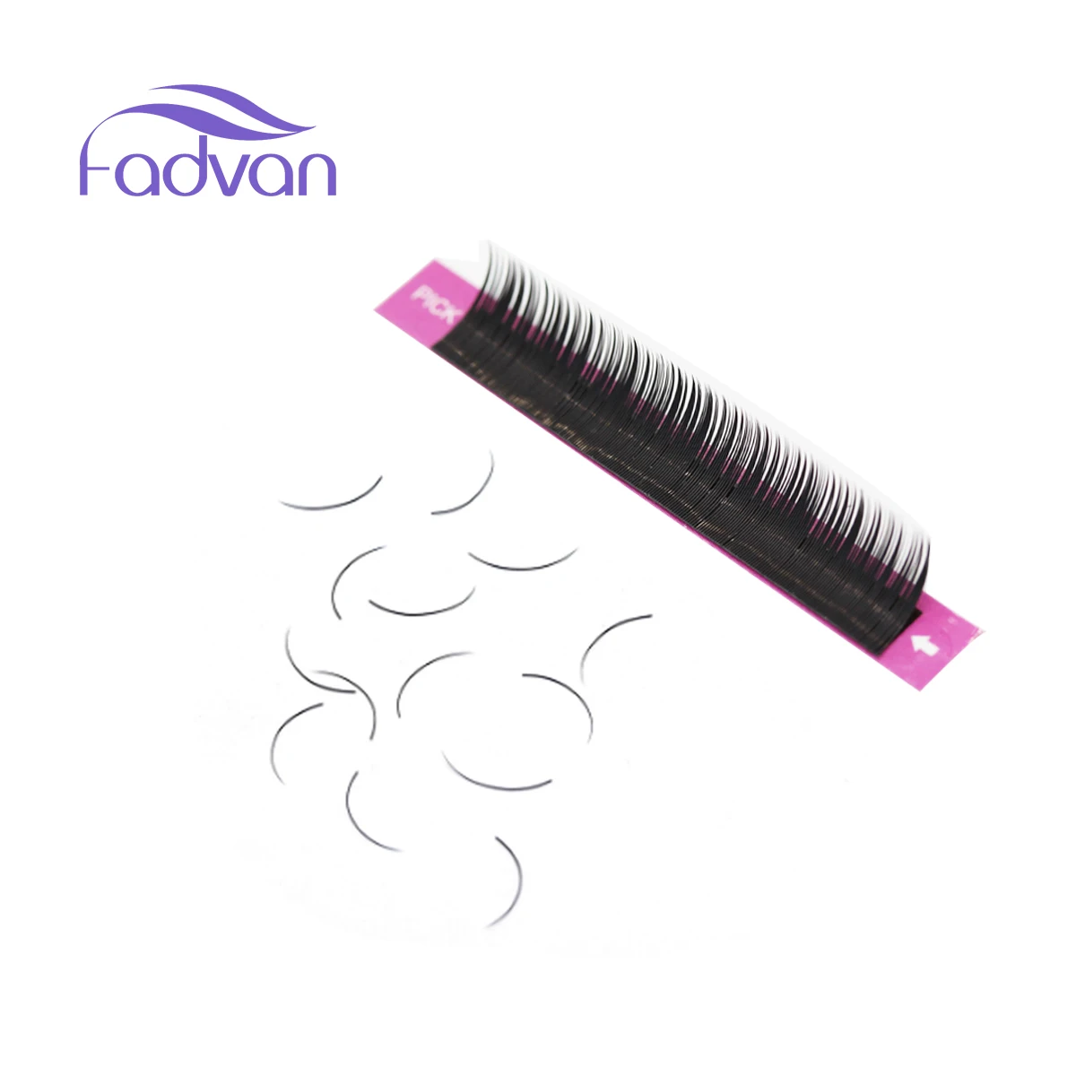 Fadvan 1 лоток для наращивания плоских ресниц Накладные ресницы прививки