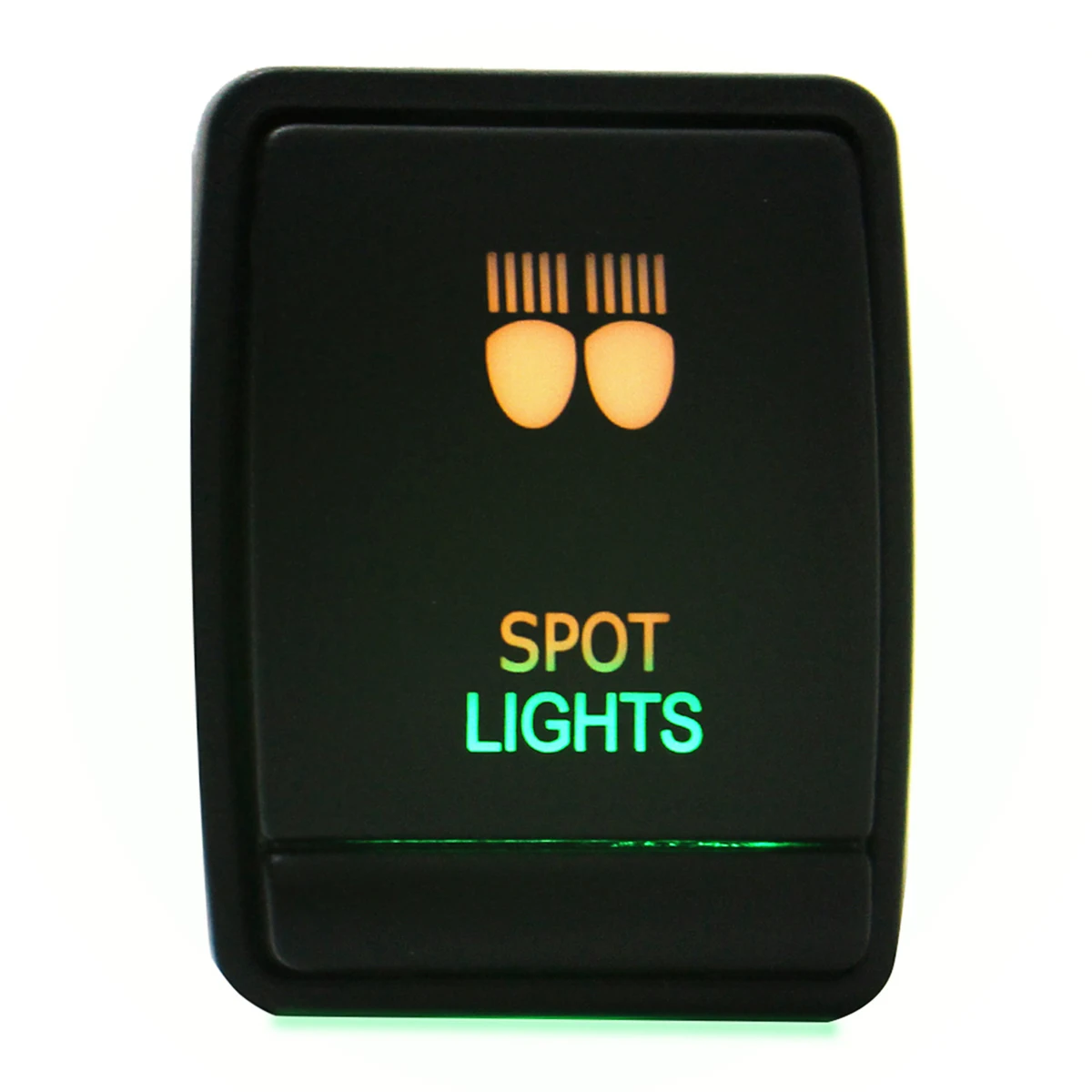 Spot Light 24 м пластиковый 12 В светодиодный кнопочный переключатель, светильник для вождения, панель включения выключения, тумблер для Nissan Navara NP300 Pathfinder X-Trail - Цвет: Spot Light