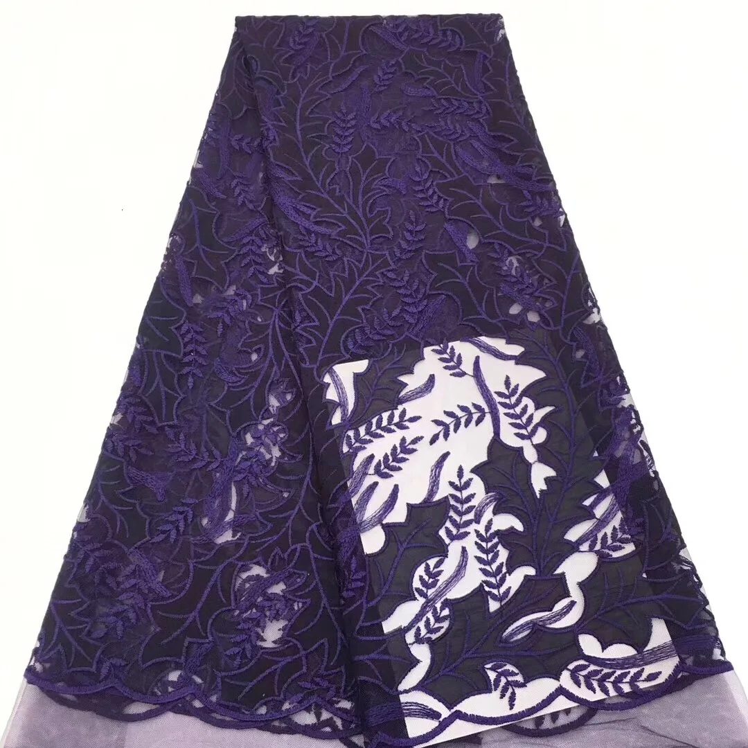 Африканская кружевная ткань 2019 вышитая в нигерийском стиле Свадебная