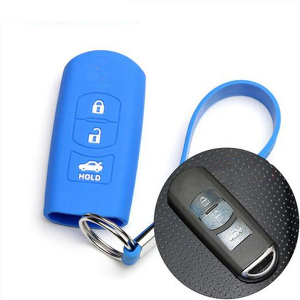 

Keyless Entry Remote Key Cover Fob Skin Case Car Key Cover for Mazda 2 3 ATENZA Axela CX-5 CX-4 CX-7 Speed Auto Key Case for Car