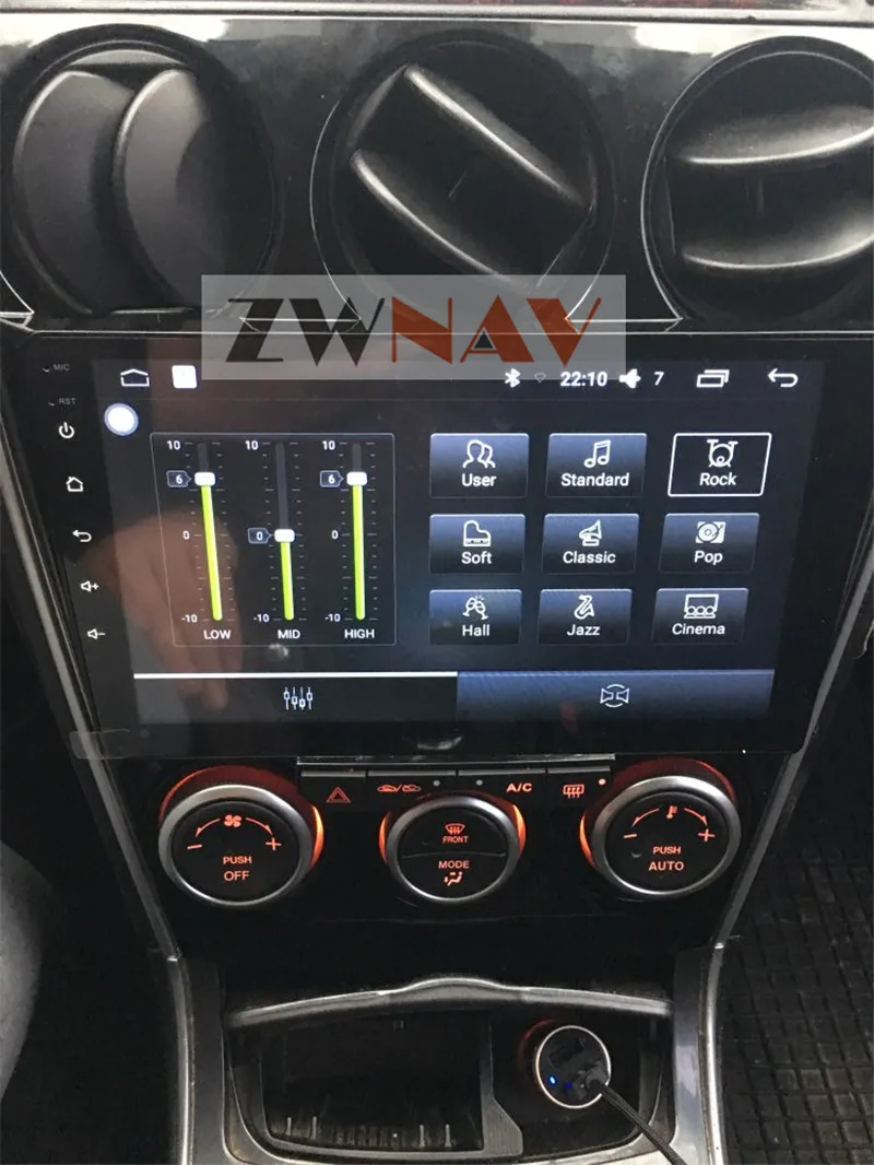 10,1 дюймов Автомобильный gps навигатор Android 7,0 Система Авто Радио мультимедийный плеер Авто Стерео для Mazda 6 2002-2008 без DVD плеера