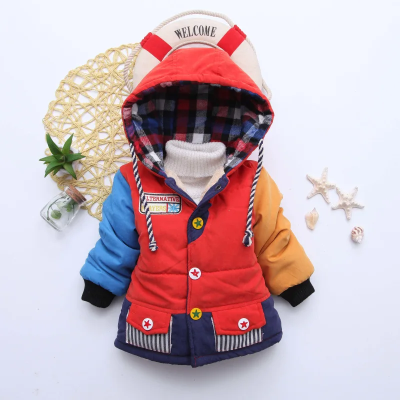 Для детей 1-4 лет новинка 2019 модные зимние кашемировые утепленные толстовки с
