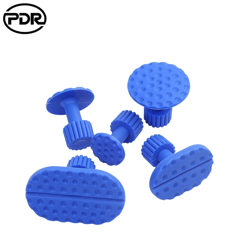 

5pcs PDR Dent Repair Tools Blue Glue Tabs Dent Puller Lifter Suction Cup Paintless Dent Repair Tool for Auto Remove Hail