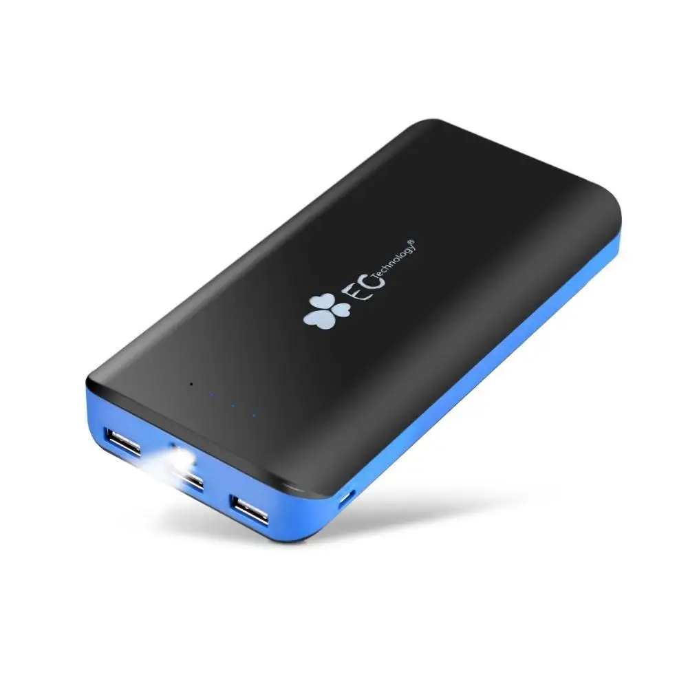 18650 Внешний аккумулятор USB зарядное устройство 20000 мАч EC технология PowerBank для