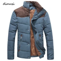 dimusi winter jacket men warm casual parkas cotton stand collar winter coats male padded overcoat outerwear clothing 4xl