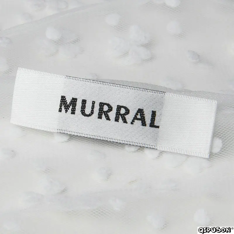 DH004 custom logo brand name woven clothing labels tags customized clothes garment etiquetas main label tag for | Дом и сад