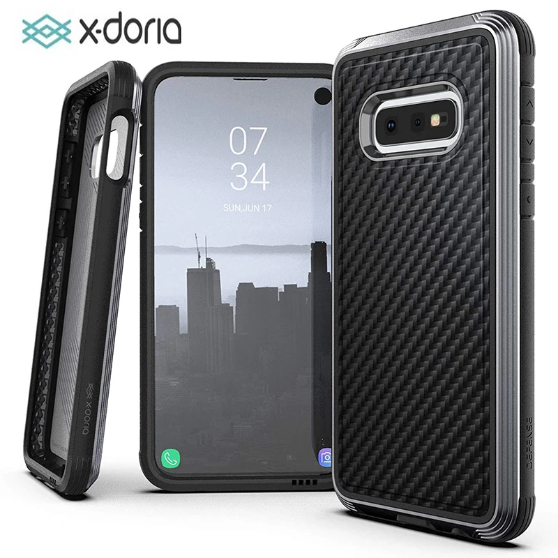 X-Doria Defense Lux чехол для телефона для samsung Galaxy S10e военный класс падение протестированный чехол Coque для Galaxy S10e Алюминиевый Чехол