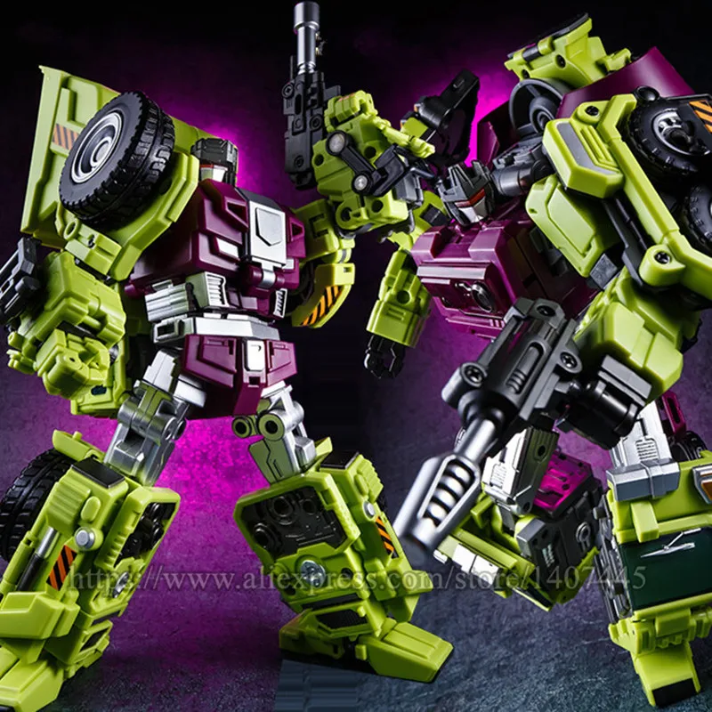 JINBAO 6 в 1 Опустошитель Predaking Трансформационные игрушки мальчик оверсайз 50 см робот автомобиль ко G1 модель аниме фигурка подарок игрушка для малыша
