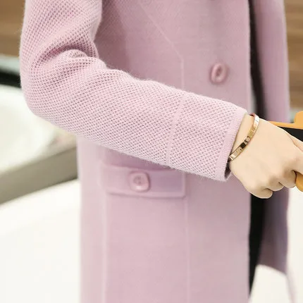 2017 осенние и зимние женские свитера длинный кардиган пиджак свитер для женщин|women