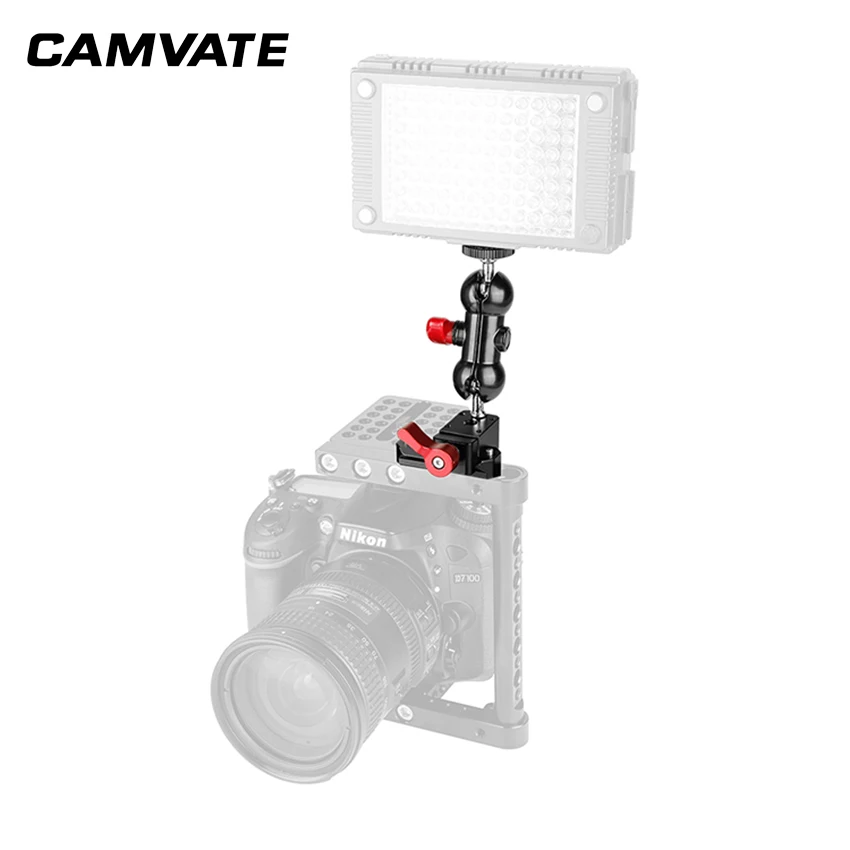 Аксессуары для фотосъемки CAMVATE слайдер поворотная мини шаровая Головка