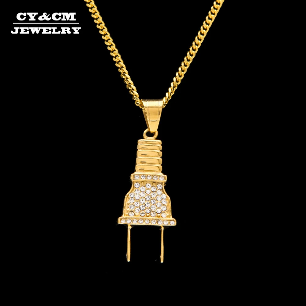 CY &amp CM золотистого цвета мужские и женские электрические штепсельные розетки