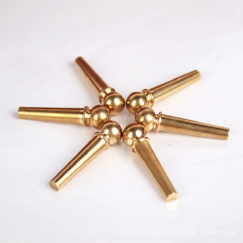 6 шт. медные контакты для струн акустической гитары|Детали и аксессуары гитар| |