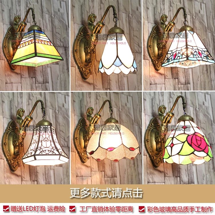 Винтажная стеклянная Турецкая мозаика лампы ручной работы для спальни кабинета