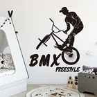 Большая экстремальная спортивная наклейка на стену для велосипеда, детской комнаты, горного велосипеда, велосипеда, спальни, виниловый декор