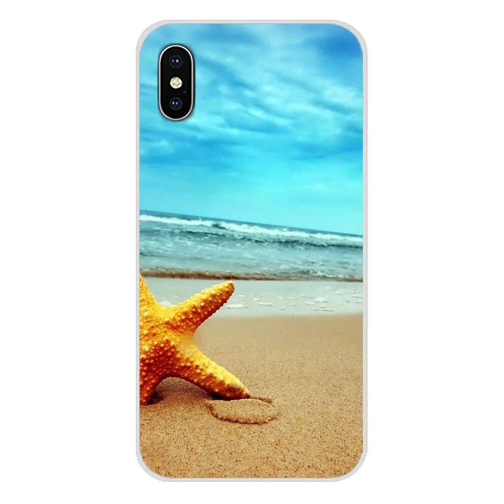 Для Xiaomi Mi4 Mi5 Mi5S Mi6 Mi A1 A2 5X 6X 8 9 Lite SE Pro Max Mix 2 3 2S ocean Beach Морская звезда аксессуары чехлы