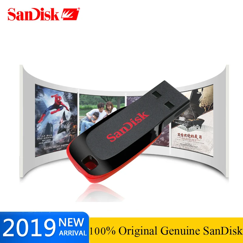 USB флеш накопитель SanDisk 32 ГБ 16 8 128 64 ГБ|USB флэш-накопители| |