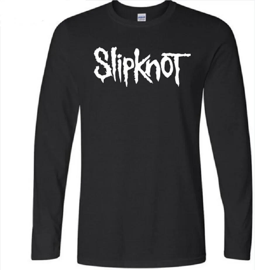 Тяжелых металлов группа Slipknot футболка Для мужчин брендовые Топы Футболка