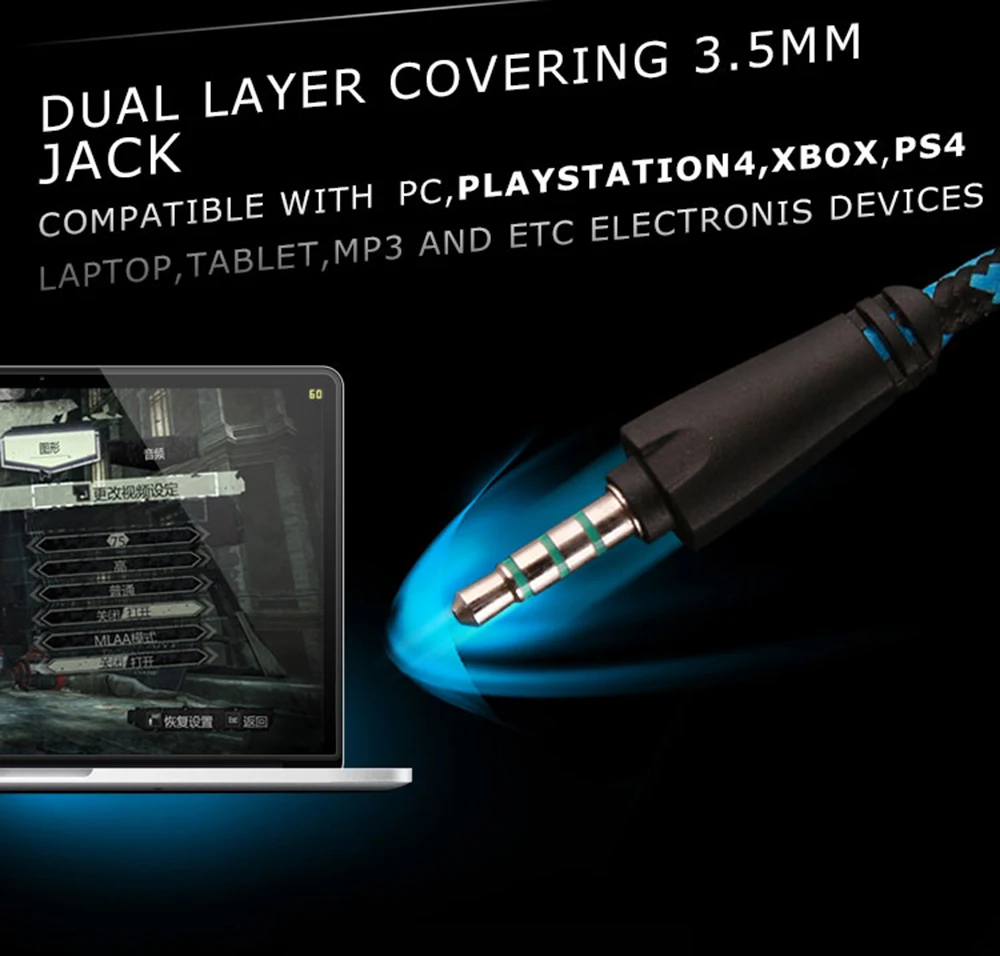 X1-S, 3,5 мм, Легкая Стерео гарнитура с шумоподавлением для PS4, игровая гарнитура, наушники для игр, геймеров, для playstation 4, xbox ONE, ПК