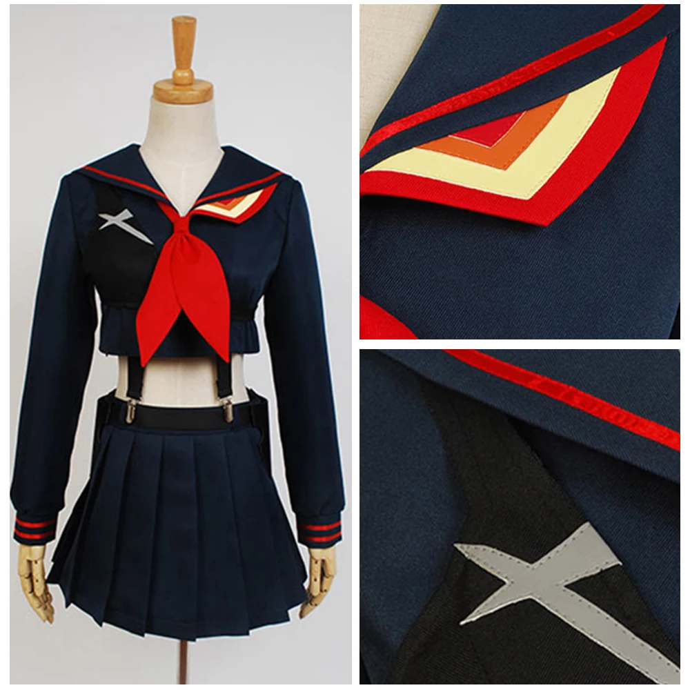 KILL la Ryuko Matoi Маскарадные костюмы для костюмированной вечеринки по японскому аниме