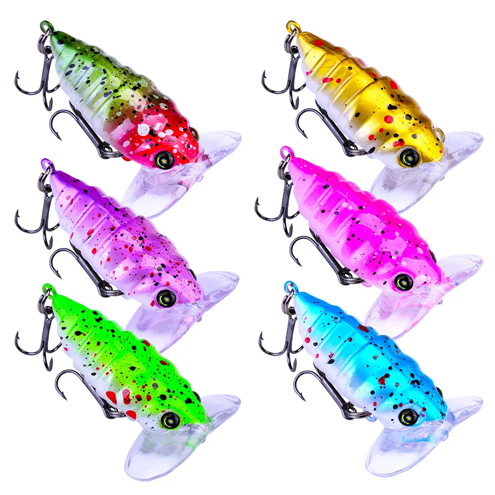 Explosive Luya insect bait knows the lure 4cm/4.2g bionic hard DHC005 | Спорт и развлечения