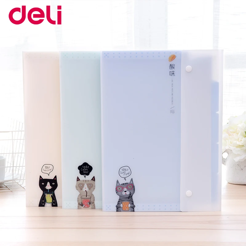 Deli 1 шт. расширяющийся кошелек kawaii 5 чехлов папка для файлов продукты наполнения