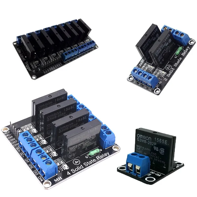 5 в 1/2/4/8 канал OMRON реле SSR G3MB 202P твердотельные модуль для Arduino Новый LB88|Соединители| |