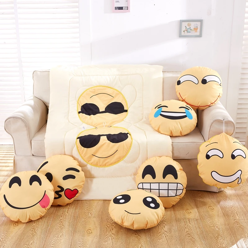 Кристальный мягкий плюшевый модный желтый смайлик декоративные подушки для дома