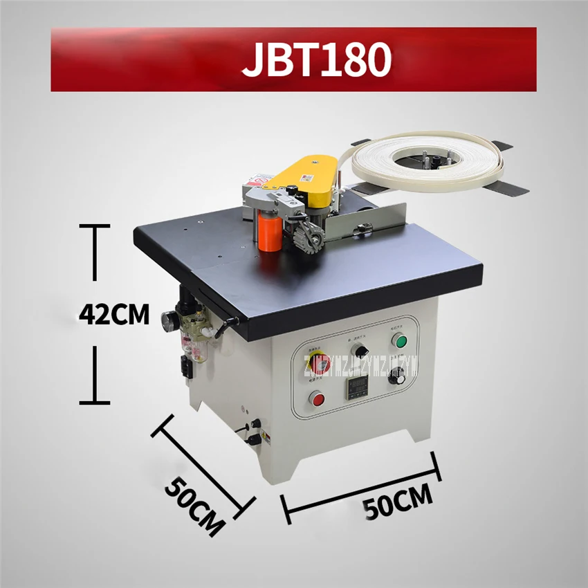 JBT180 ручной Кромкооблицовочный станок маленький деревообрабатывающий для