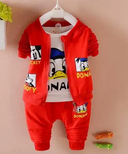 Детские Комплект одежды хлопок Демисезонный Одежда для новорожденных Дональд
