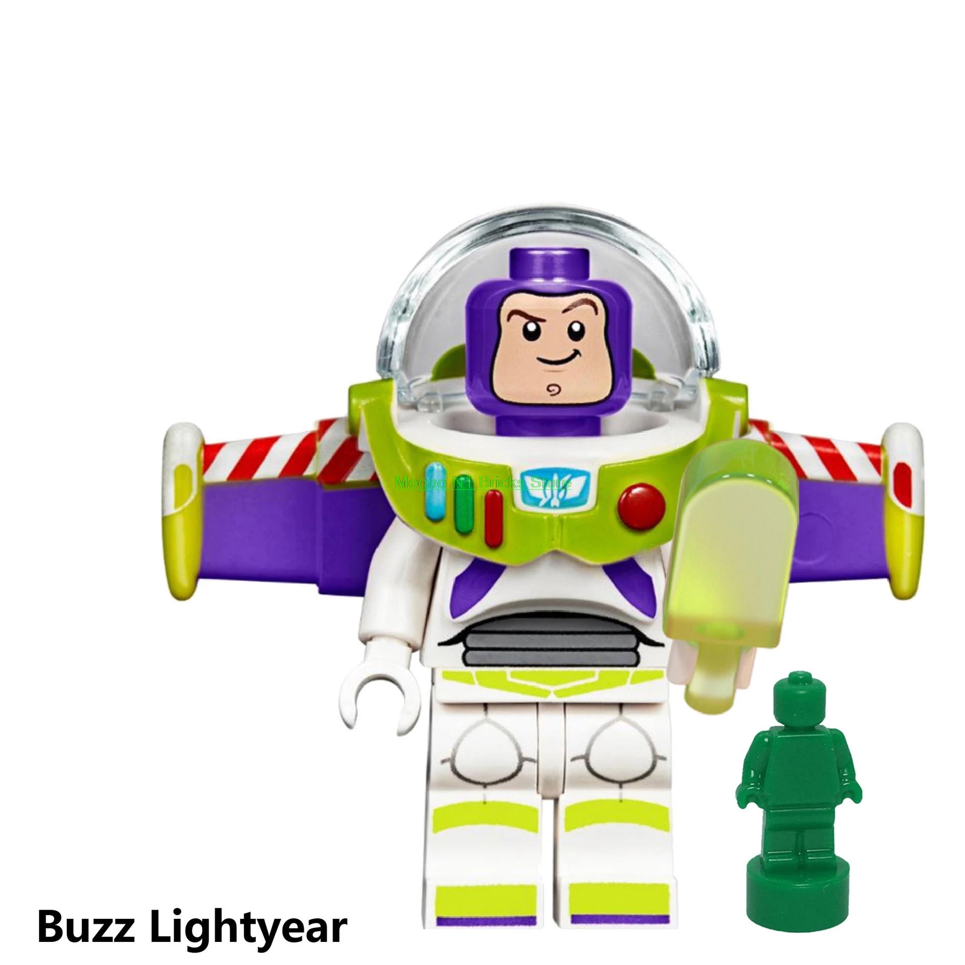 Игрушечные фигурки Buzz Lightyear деревянные Forky Gremlins Gizmo Stitch Jessie Alien строительные блоки