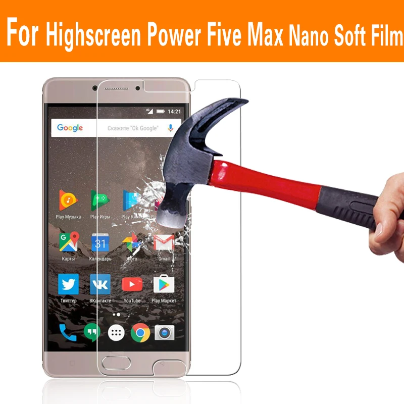 HD Прозрачная нано пленка для высокой мощности экрана Five Max Защитная защиты от
