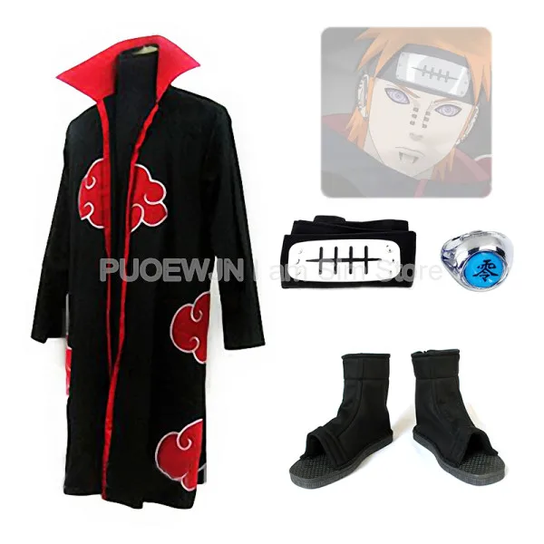 Аниме Акацуки Боль Косплей Костюм|cosplay costume|naruto akatsukinaruto cosplay akatsuki costume |