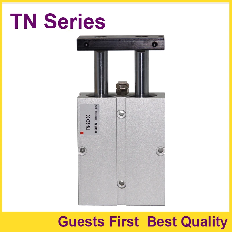 TN10-10 TN10-20 TN10-30 TN10-40 TN10-50 TN10-60 Double Action Pneumatic Cylinder For Filling Machine Parts Dual Rod Cylinders |