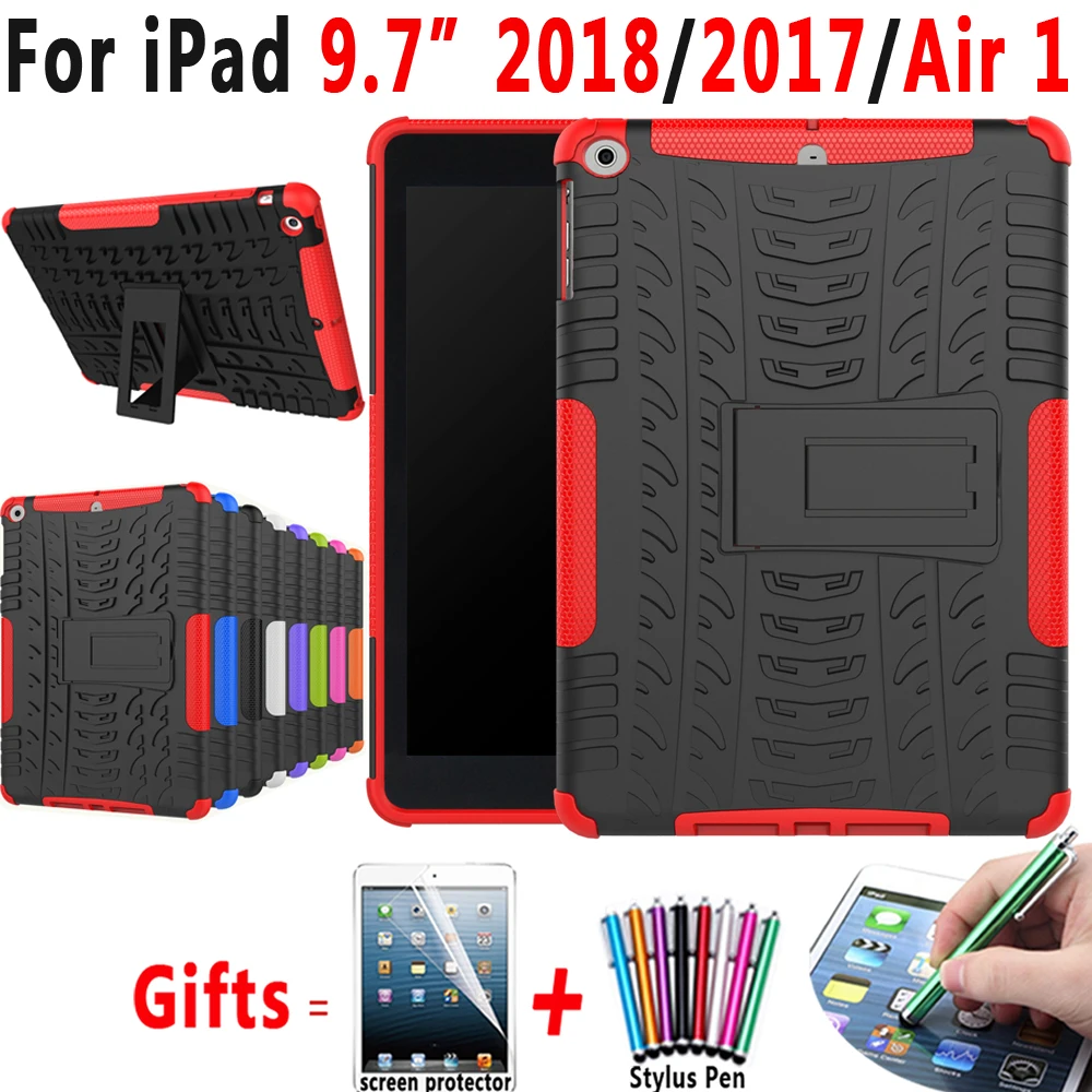 Ударопрочный защитный силиконовый чехол для Apple iPad 9,7 5th 6th поколение воздушных 1 5 A1822 A1823 A1893 чехол Coque