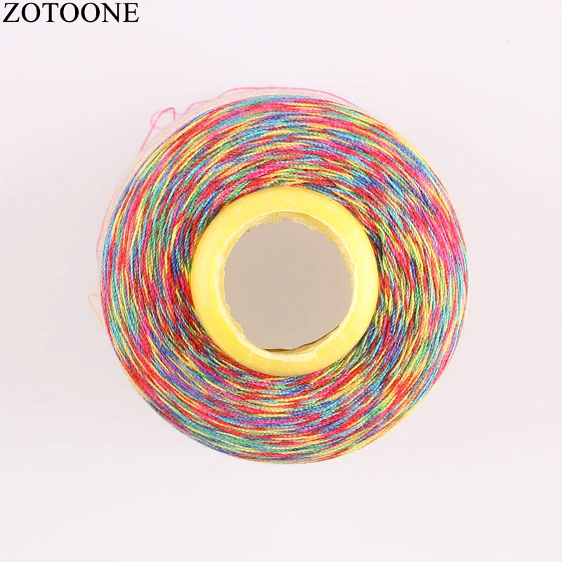 ZOTOONE Diy 3000Y 40 S/2 катушки полиэфирная швейная нить красочные дешевые полиэстер швейная машина для бедер набор ниток для вышивания C