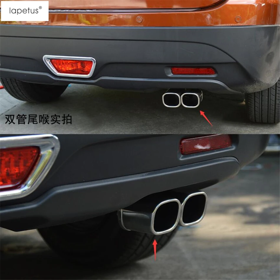 Lapetus Accessories Fit For Suzuki Vitara Escudo 2015 - 2019 Rear Tailgate Exhaust Tip Pipe Decoration Molding Cover Kit Trim | Автомобили