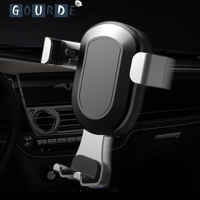 Автомобильный держатель для телефона Gourde для iphone 7 6 5s Air Vent Mount держатель для мобильного телефона для samsung Xiaomi Держатель Универсальная Подставка