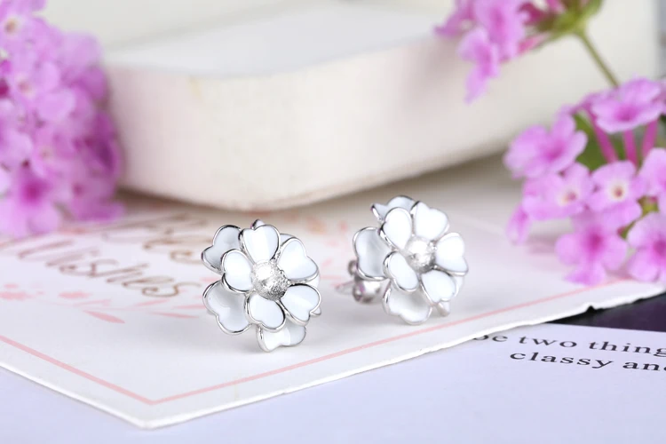 Женские серьги из серебра 100% пробы с кабошоном 6 8 мм|earrings 8mm|silver 925 beadssilver beads |