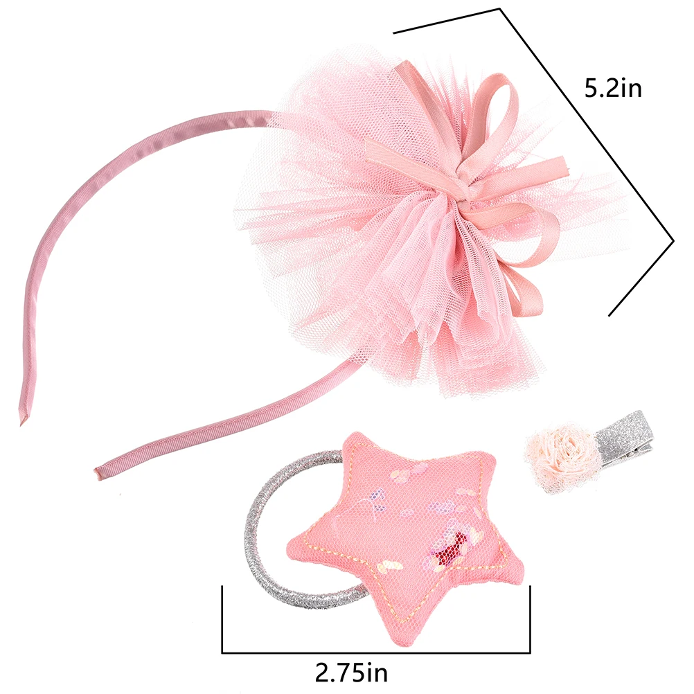 Комплект головных уборов для девочек с принтом M MISM головная повязка цветочным