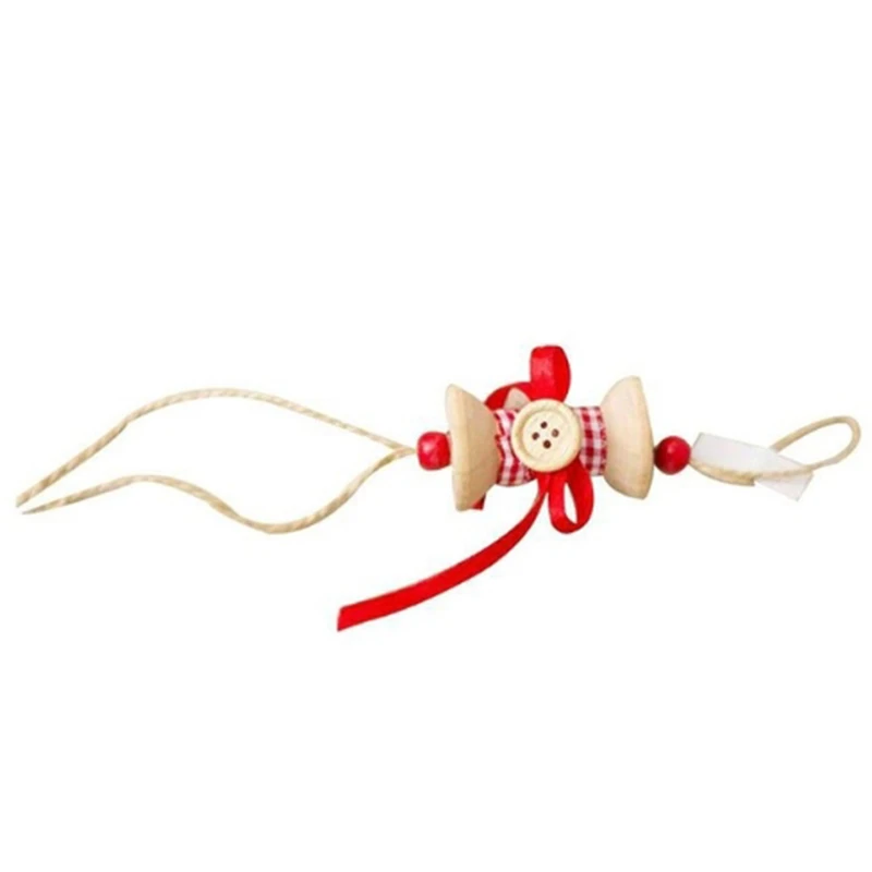 Рождественские деревянные подвески украшения DIY дерево ремесло Рождественская