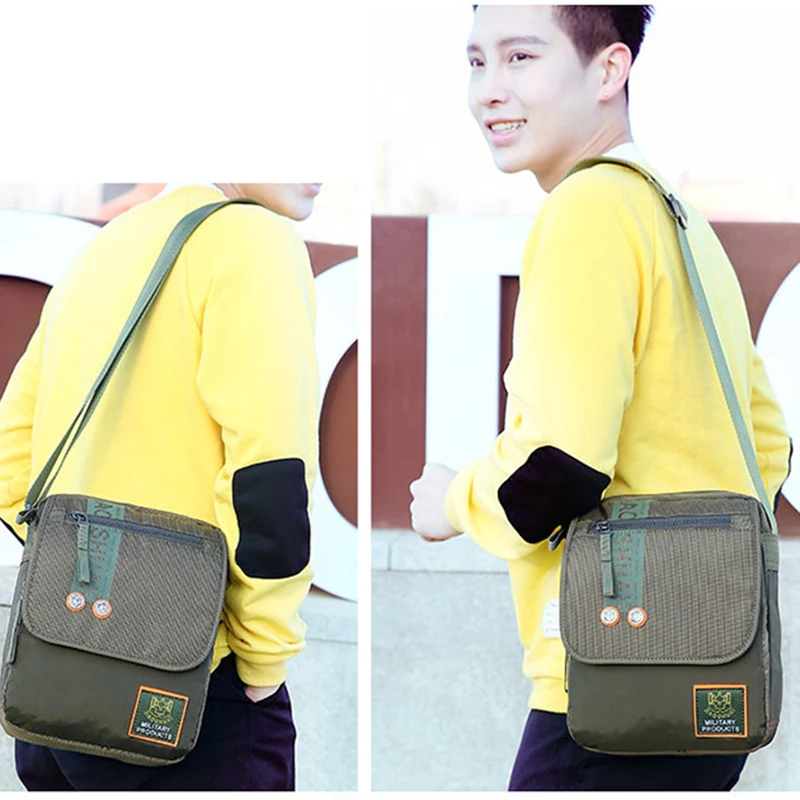 Новинка 2018 нейлоновая мужская сумка слинг модная дорожная Повседневная