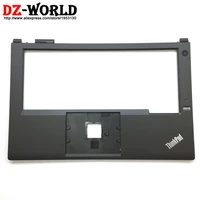 new original for lenovo thinkpad t440p keyboard bezel palmrest cover without touchpad with fingerprint hole 04x5394 sm10a39177