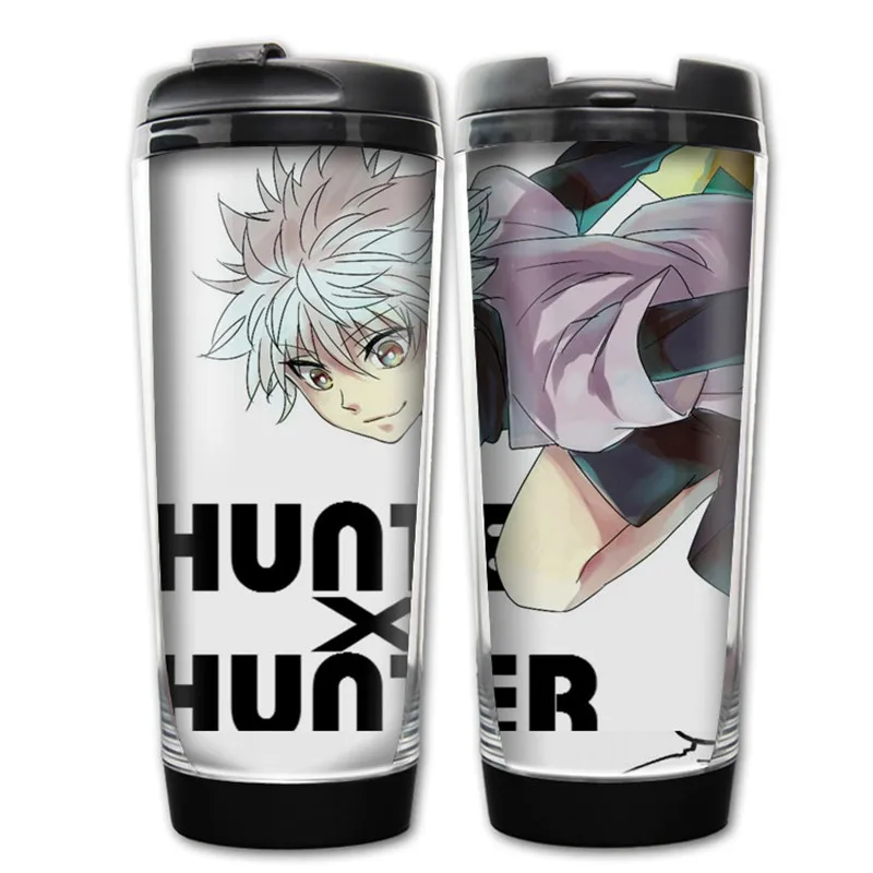400 мл Аниме Охотник х ОХОТНИК Killua Gon дизайнерская пластиковая бутылка для питья на открытом воздухе