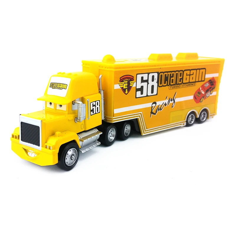 Disney Pixar Cars Mack Uncle No.58 Octane Gain грузовик гонщик литой игрушечный автомобиль свободный