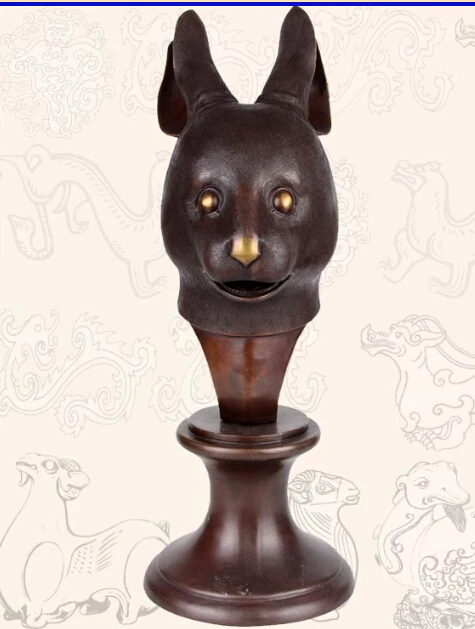 Китайская Бронзовая Домашняя Декоративная скульптура благоприятная статуя