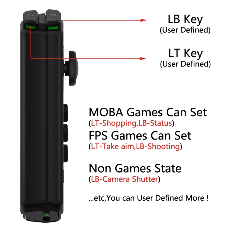 Игровой контроллер mi Black Shark Red mi K30 K20 Pro Red mi Note 8 Pro джойстик 2,0 контроллер Bluetooth Rocker 340 мАч